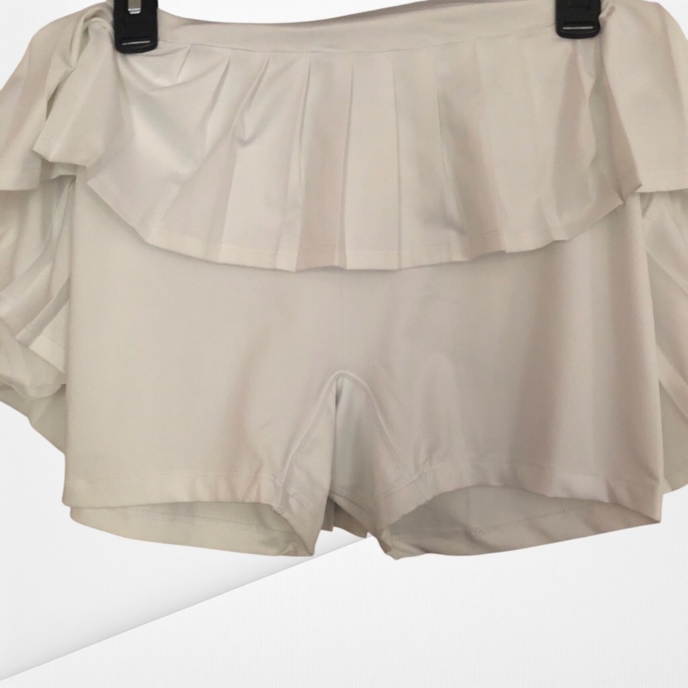 FILA White Pleated Skort Size Large NWOT - Picture 5 of 11